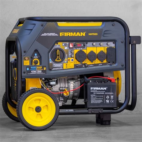 You could also use it to run the most crucial devices in your home during a power outage. . Firman 7500 watt generator review